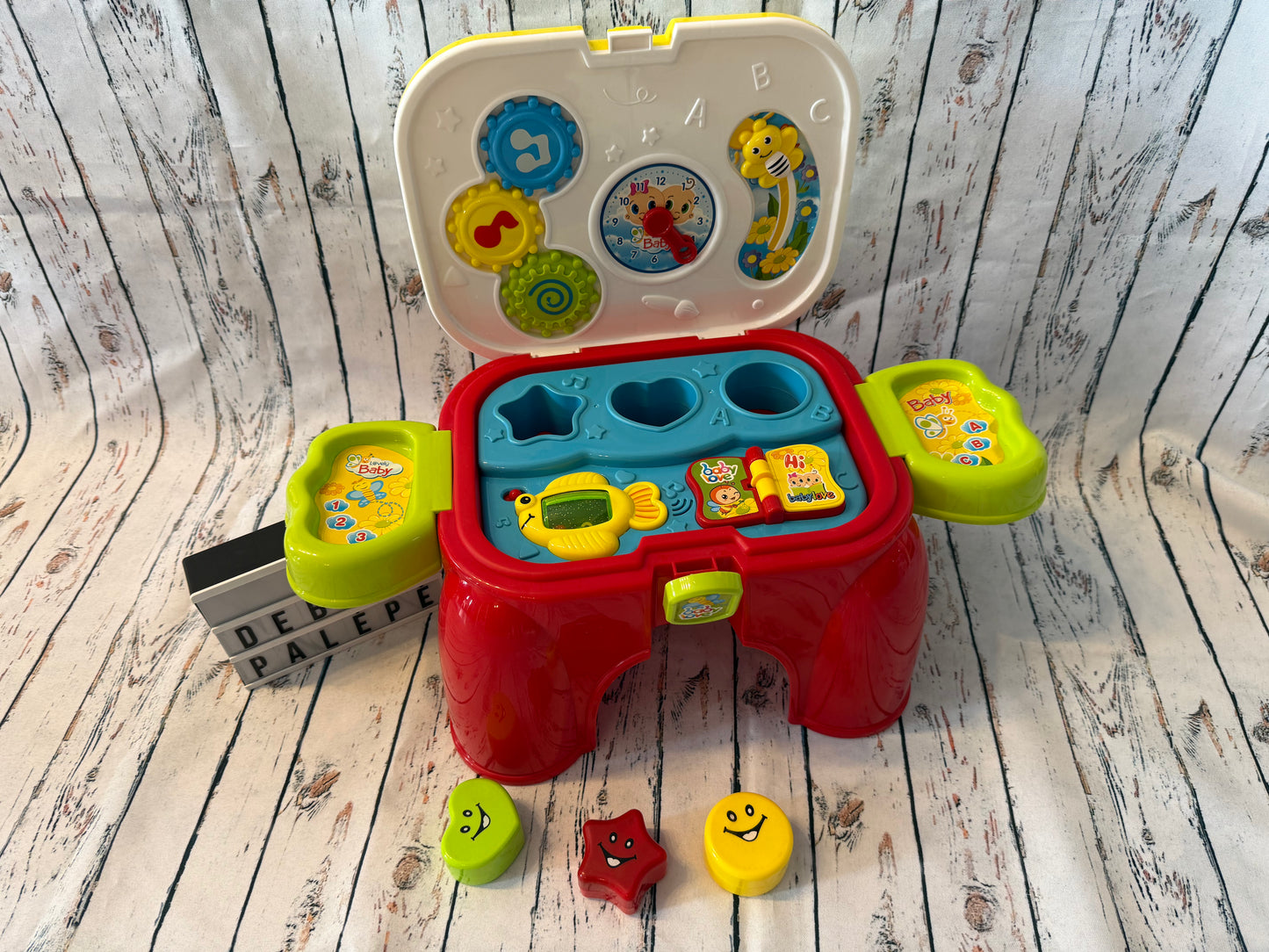 Lavinamoji 2in1 kėdutė–veiklos staliukas 🌈✨