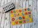 Medinė abėcėlės dėlionė A–Z 🌈