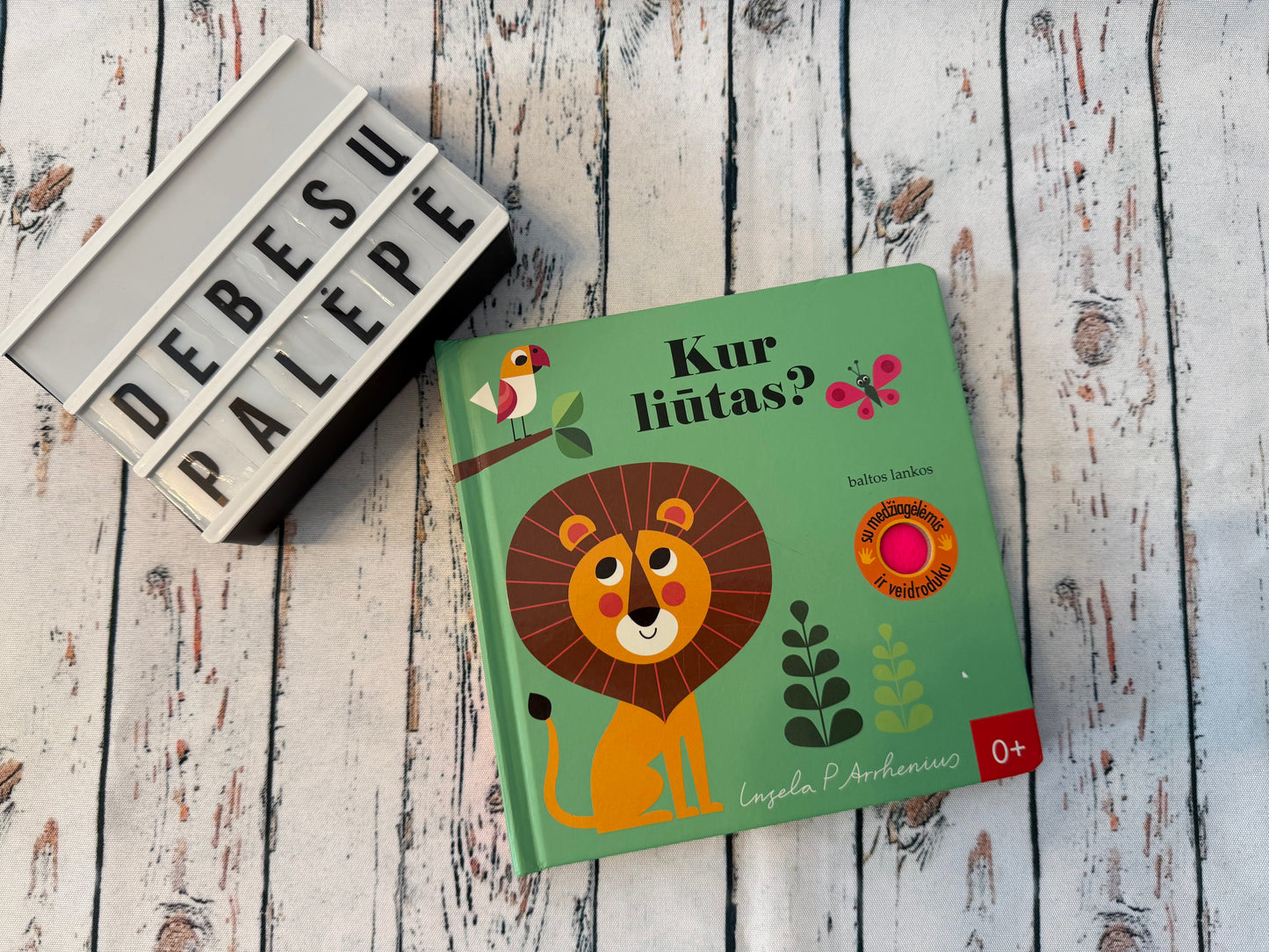 „Kur liūtas?“ – pirmoji knygelė su veidrodėliu 🦁💛