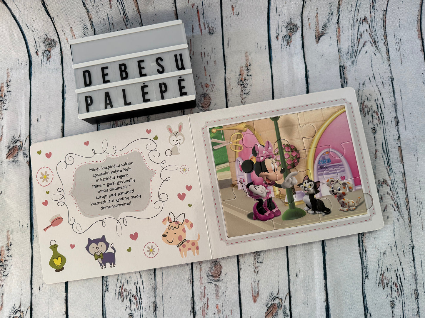 Disney Minnie dėlionių knygelė 🐭🧩