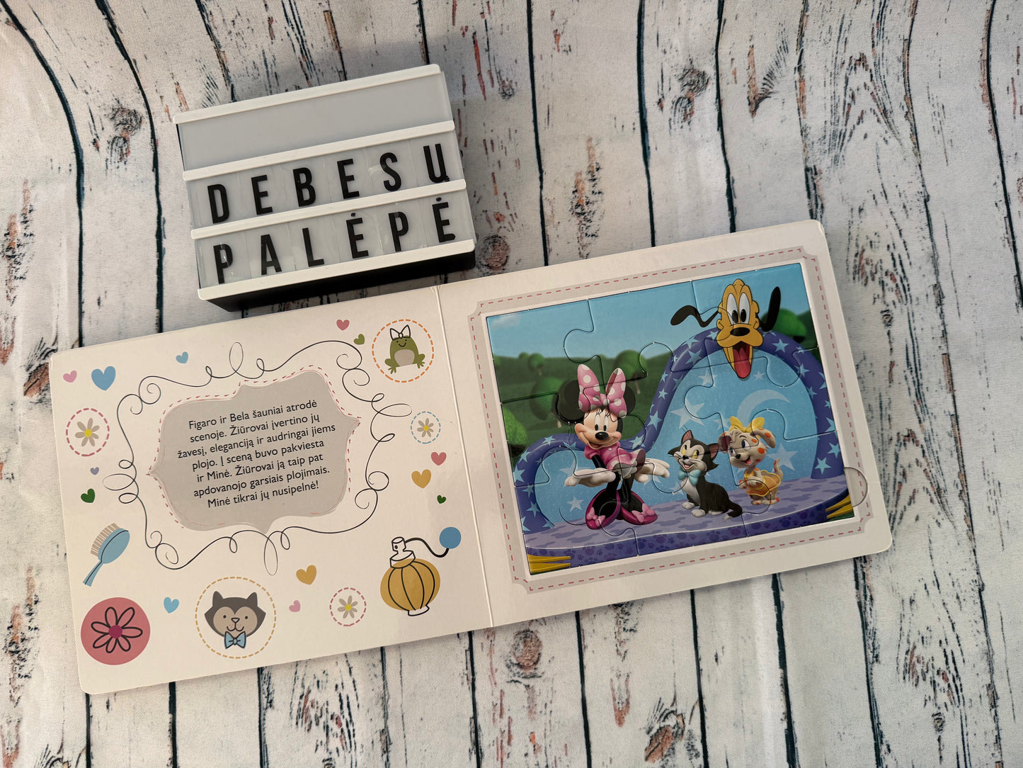 Disney Minnie dėlionių knygelė 🐭🧩