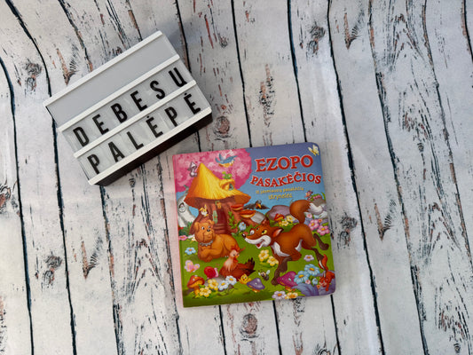 Ezopo pasakėčios vaikams 🦊📚