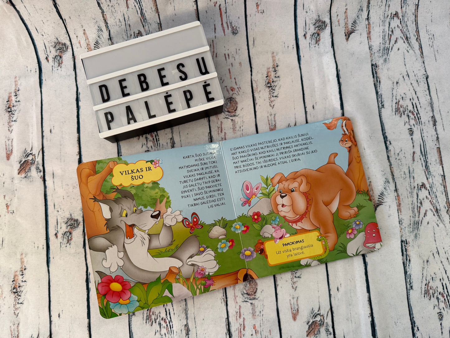 Ezopo pasakėčios vaikams 🦊📚