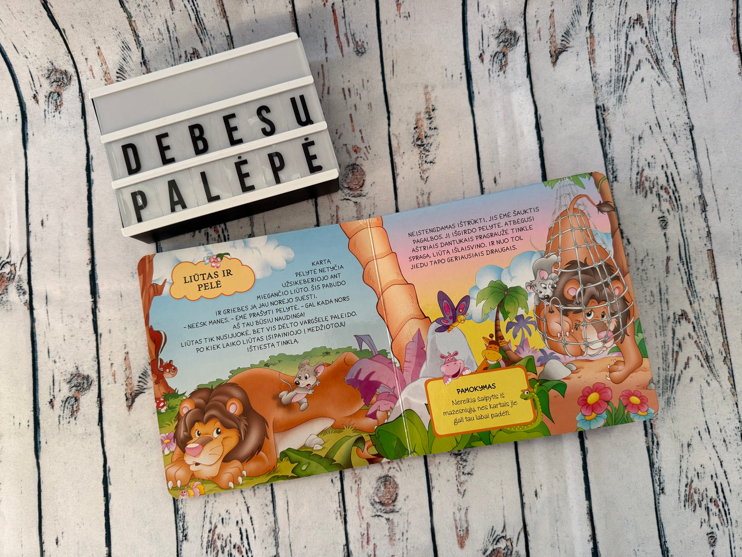 Ezopo pasakėčios vaikams 🦊📚