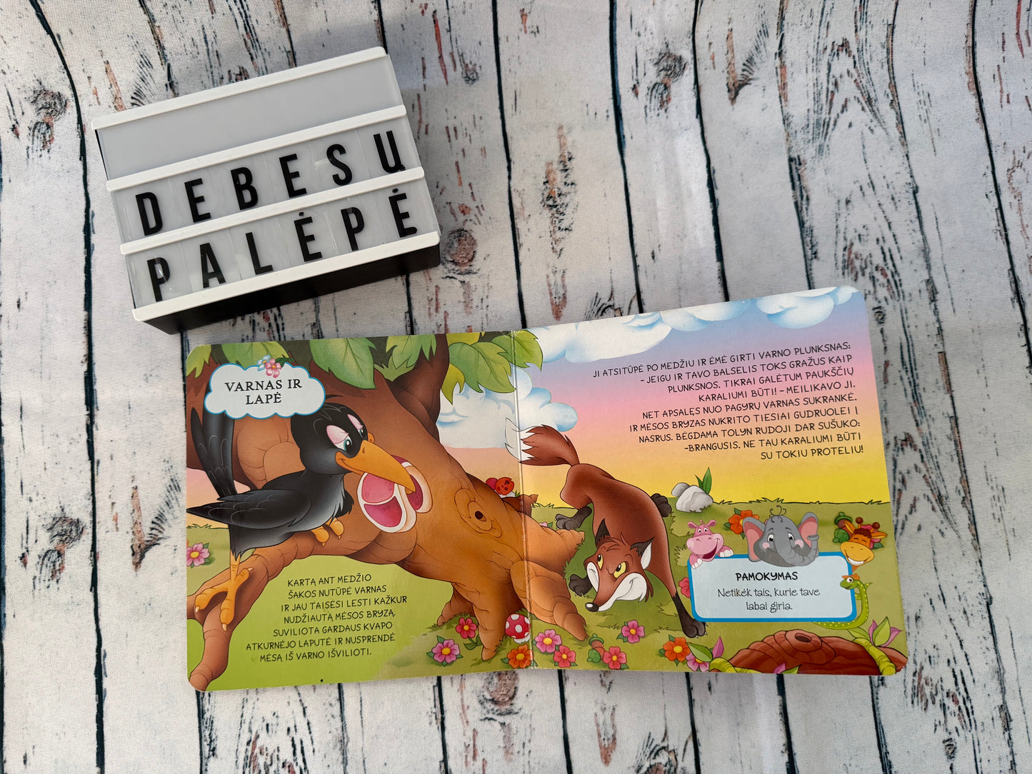 Ezopo pasakėčios vaikams 🦊📚