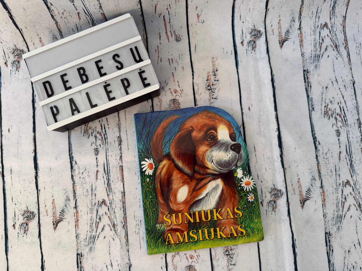 Šuniukas Amsiukas vaikiška knygelė apie šuniuką 🐶📚