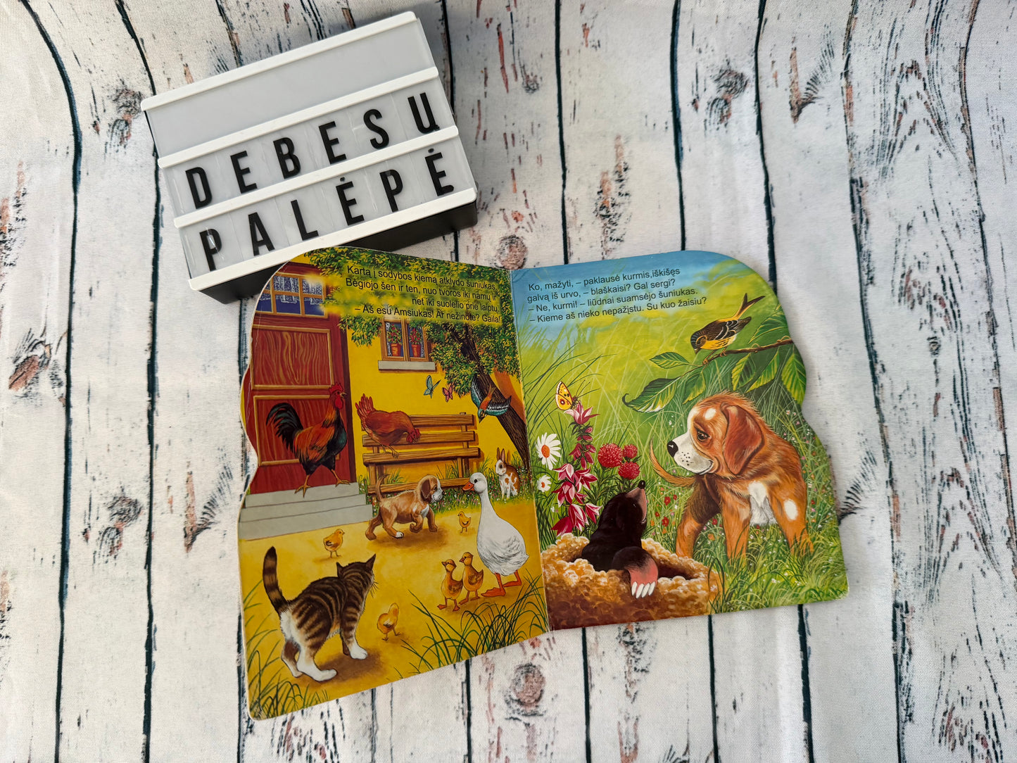 Šuniukas Amsiukas vaikiška knygelė apie šuniuką 🐶📚