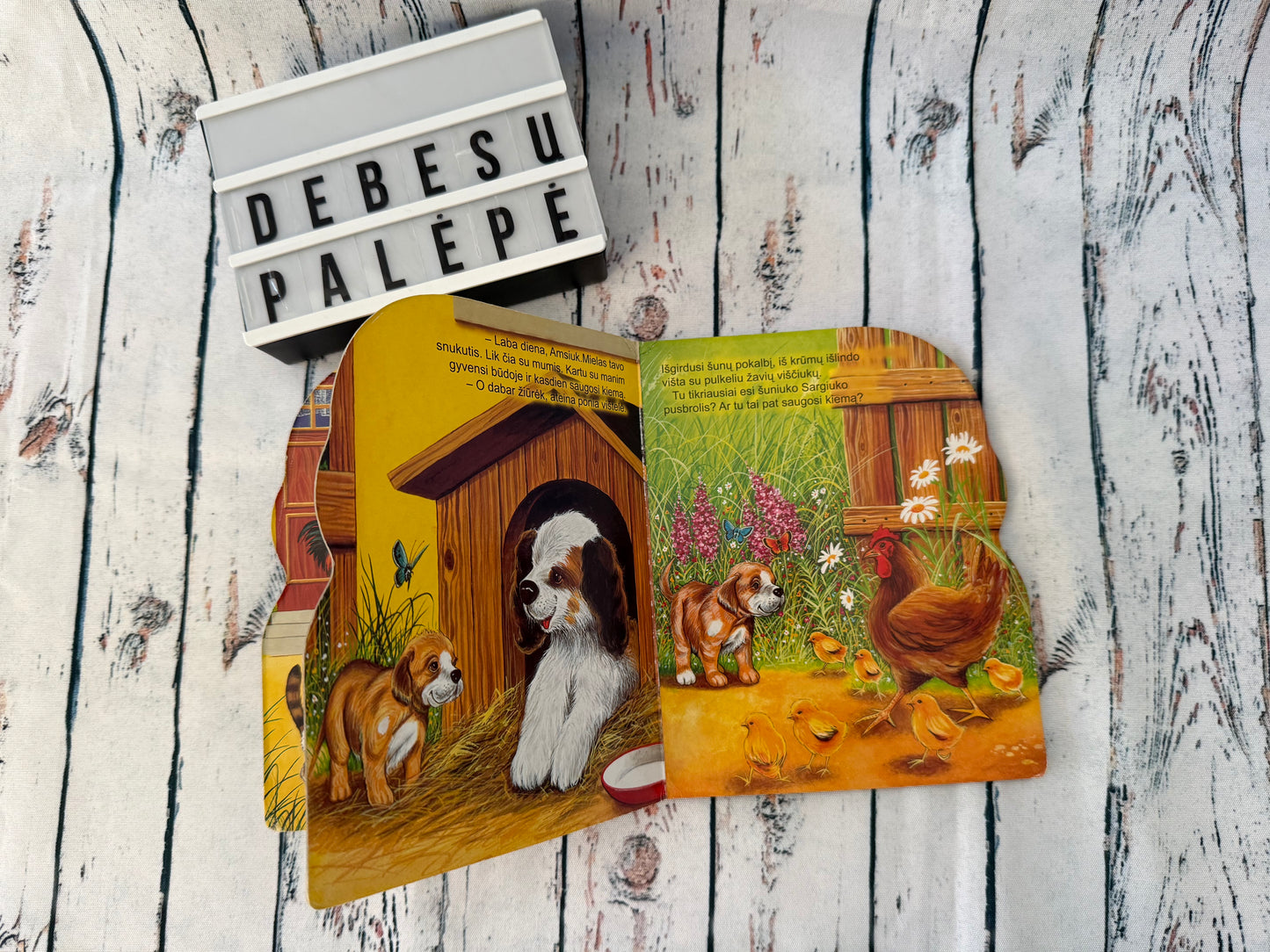 Šuniukas Amsiukas vaikiška knygelė apie šuniuką 🐶📚