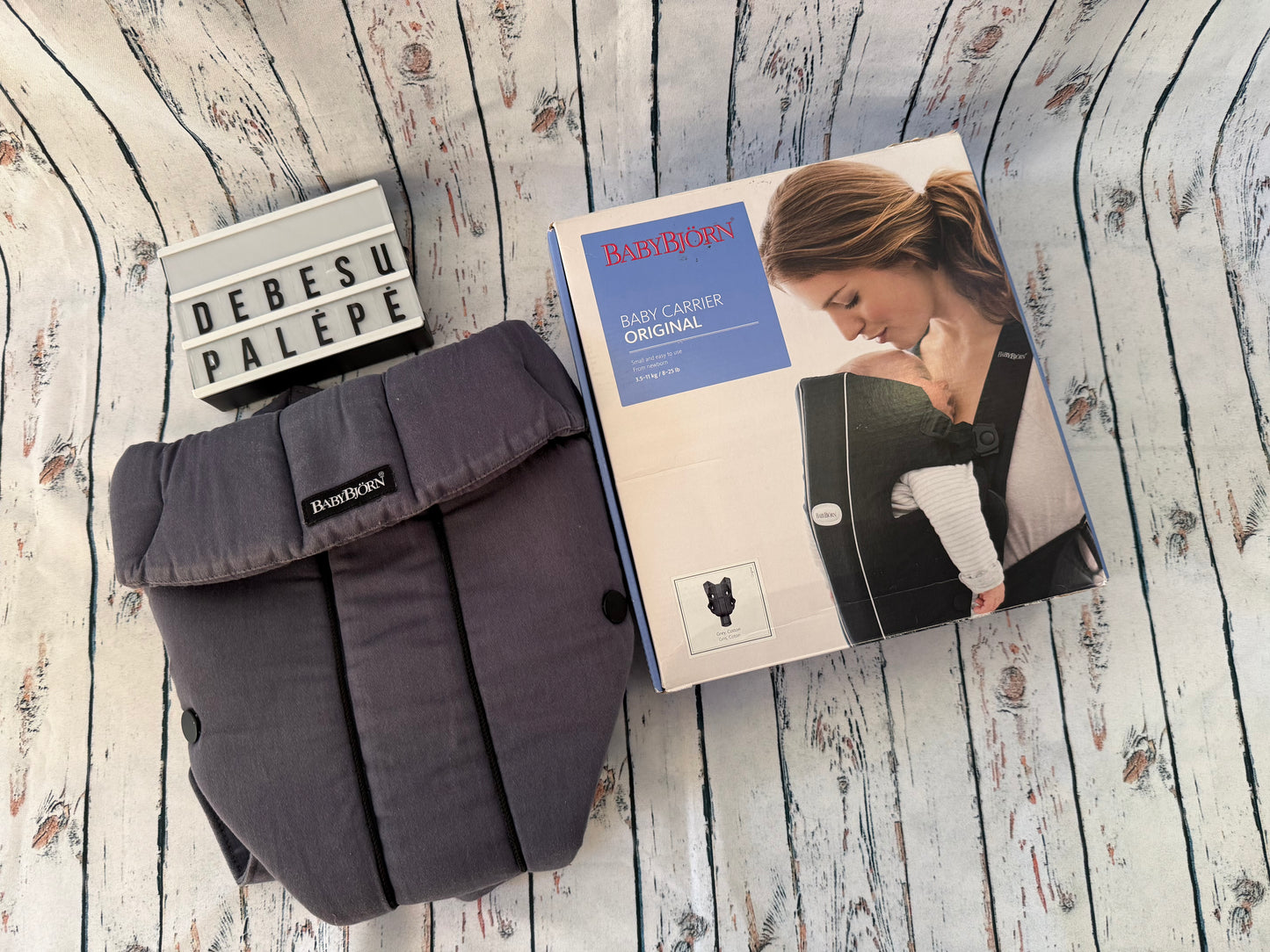 BabyBjörn Baby Carrier Original kūdikio nešioklė 👶