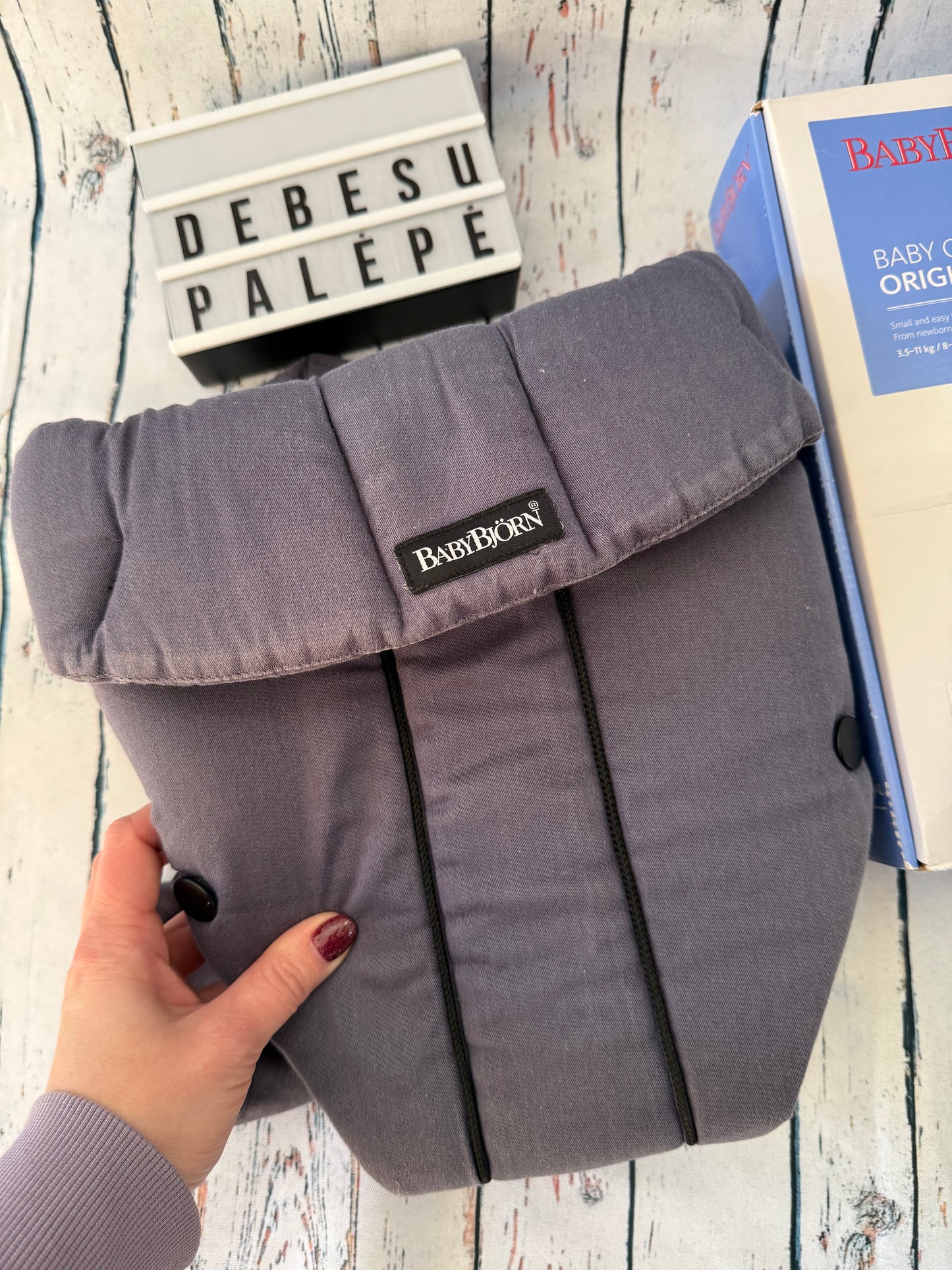 BabyBjörn Baby Carrier Original kūdikio nešioklė 👶