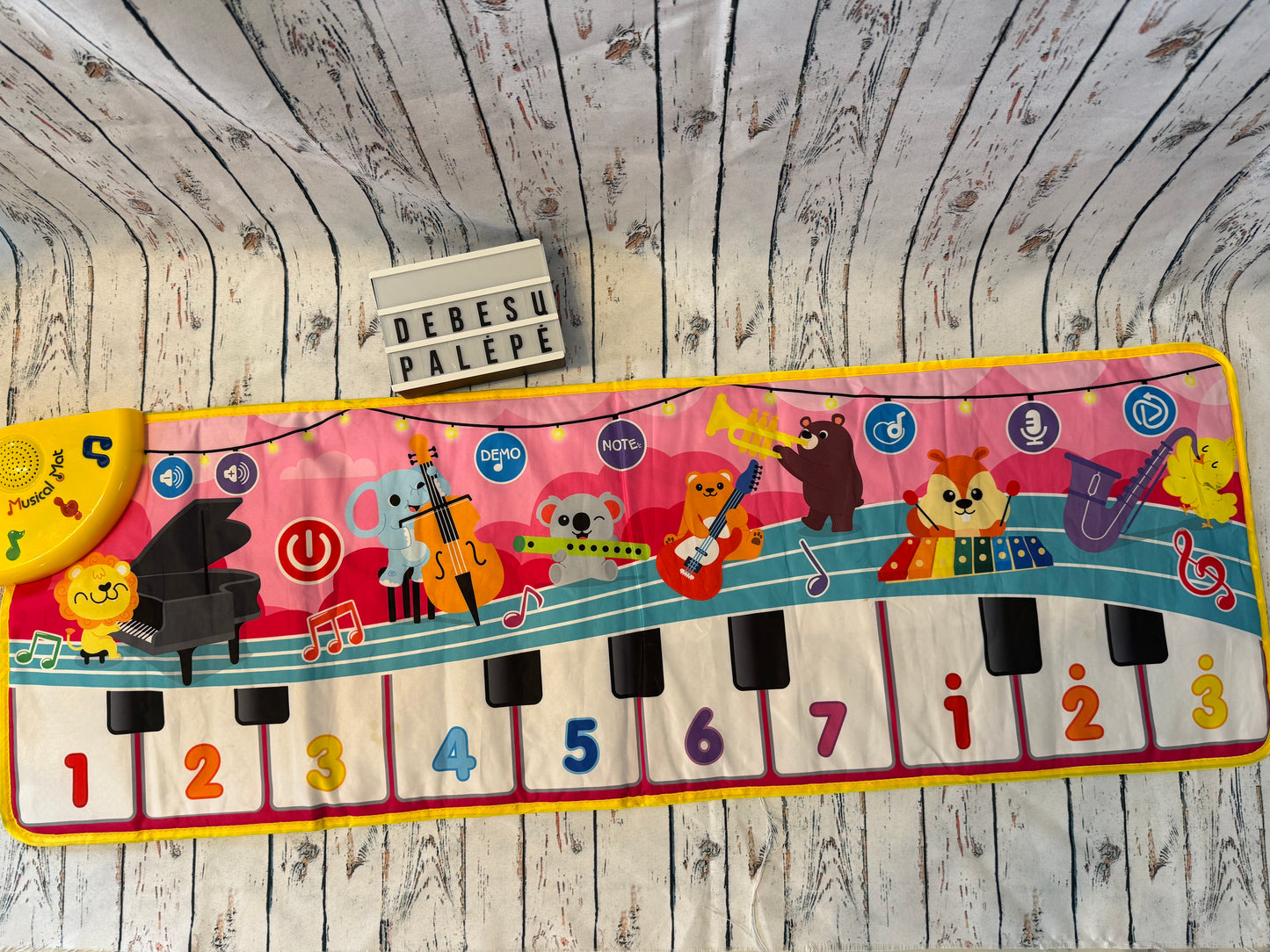 Muzikinis pianino kilimėlis vaikams 🎹🎶