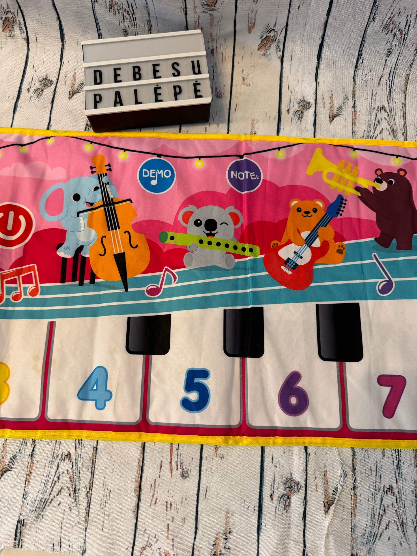 Muzikinis pianino kilimėlis vaikams 🎹🎶