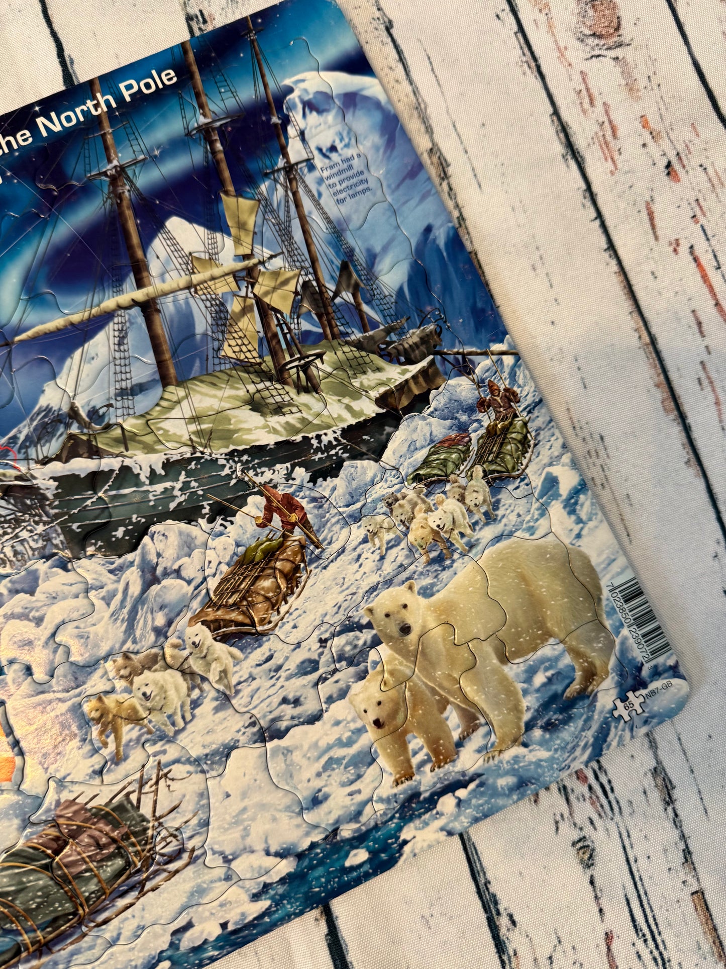 Larsen dėlionė Towards the North Pole edukacinė dėlionė 🧩❄️