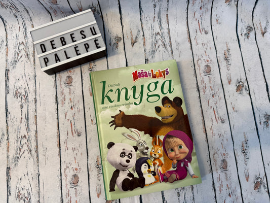 Didžioji Maša ir Lokys knyga apie visokiausius reikalus vaikams 📚🐻