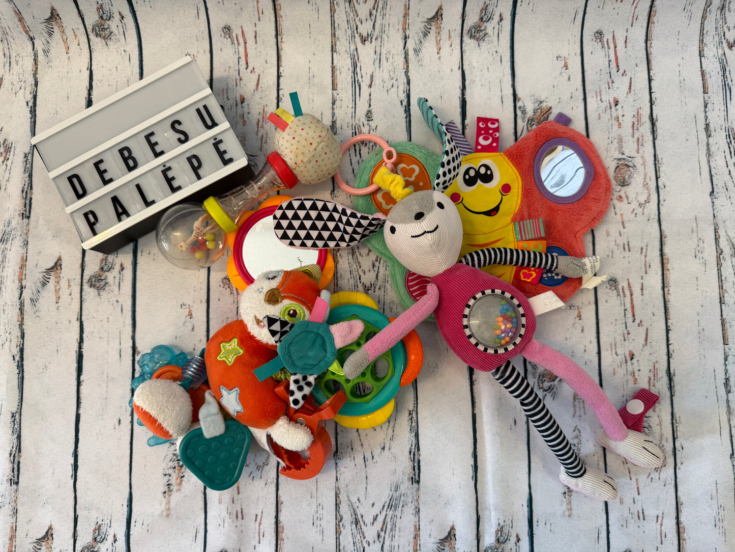 Sensorinių kūdikių žaislų rinkinys mažyliui 🧸