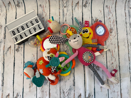 Sensorinių kūdikių žaislų rinkinys mažyliui 🧸