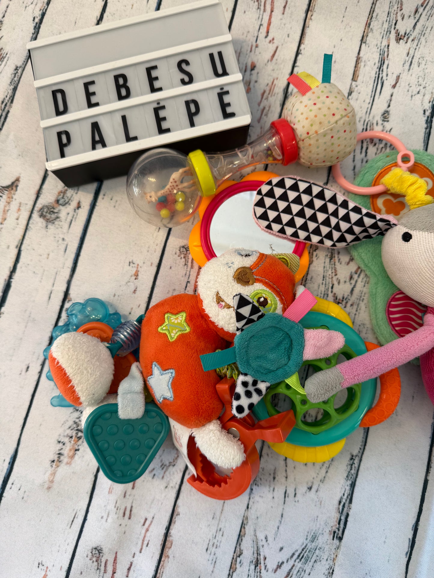 Sensorinių kūdikių žaislų rinkinys mažyliui 🧸