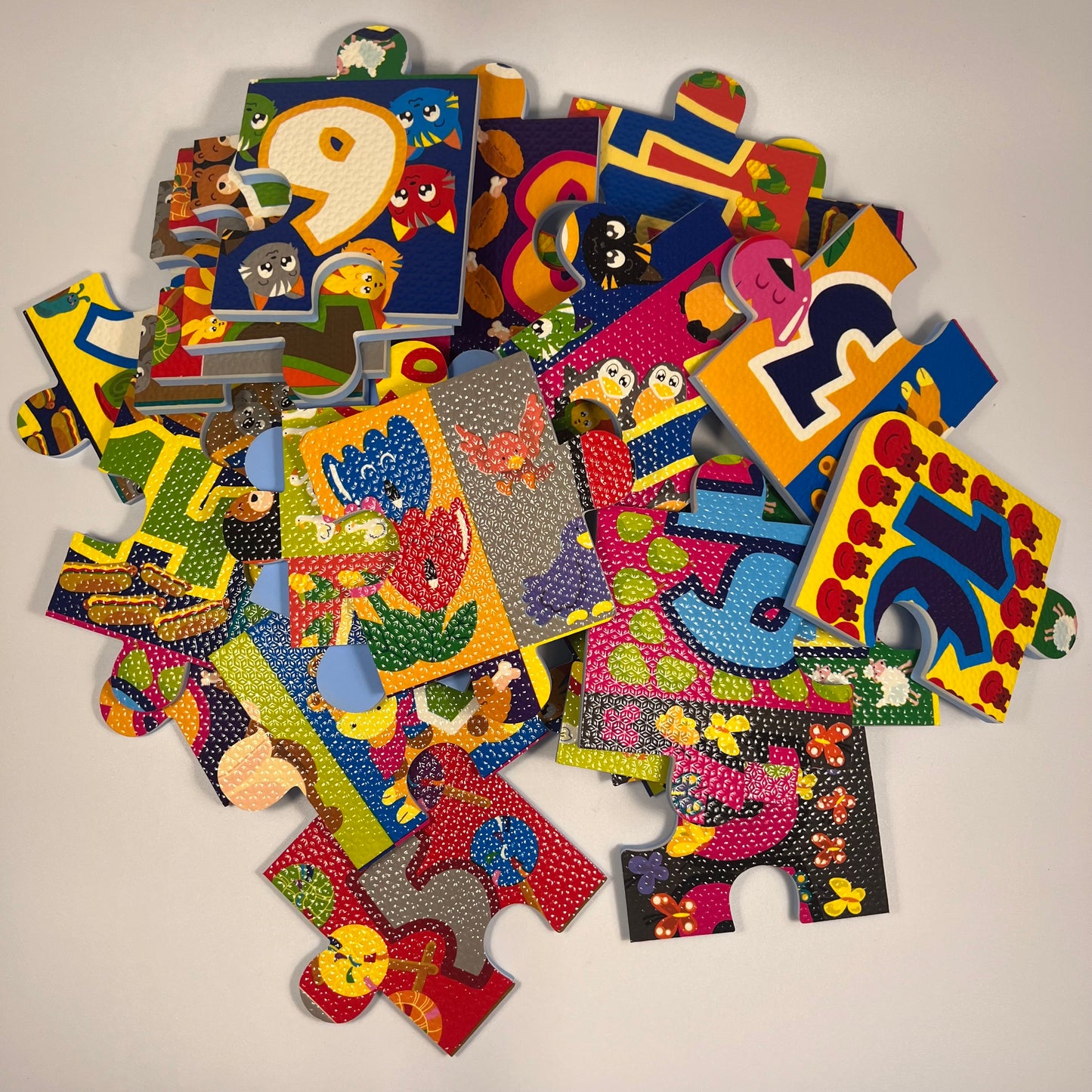 Minkšta dėlionė Skaičiai