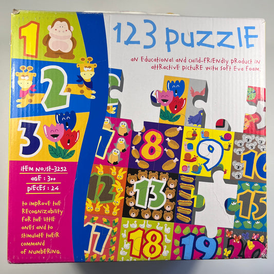 Minkšta dėlionė Skaičiai