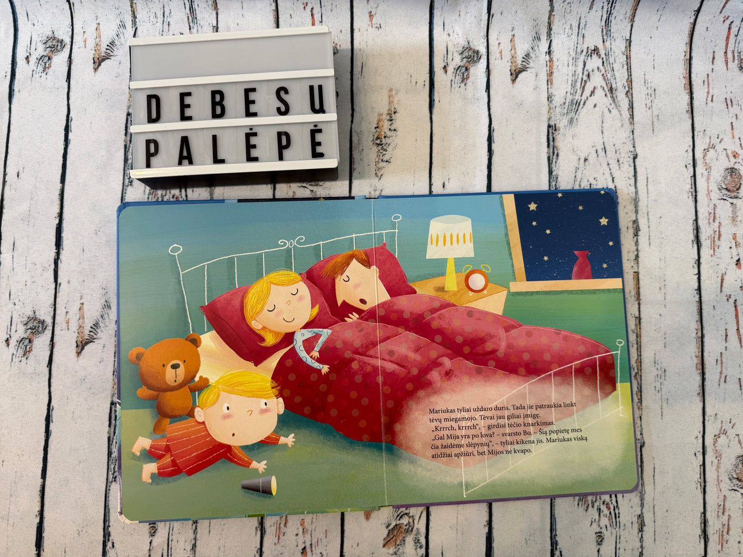 Ko ieškai, mažasis meškiuk? – knyga su projektoriumi 🔦🧸