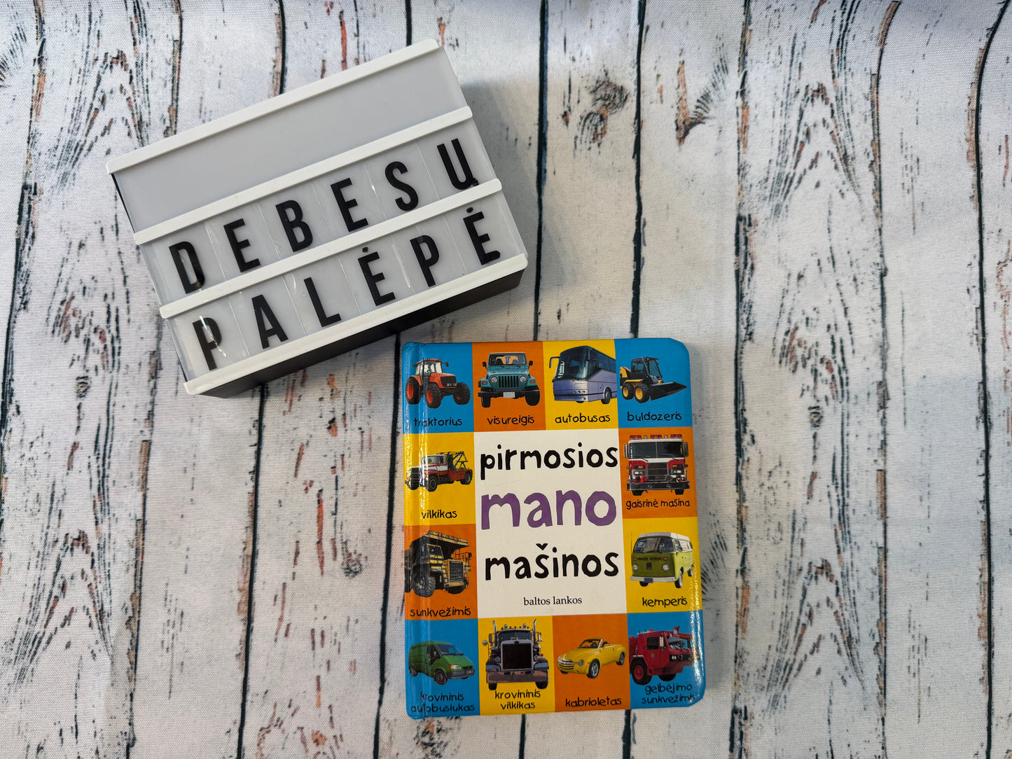 Pirmosios mano mašinos – pažintinė knygelė 🚗👶