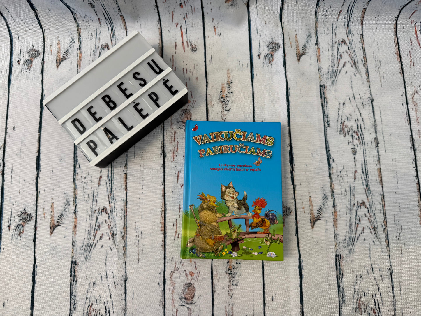 Vaikučiams pabiručiams – pasakų ir eilėraščių knyga 📖🐾