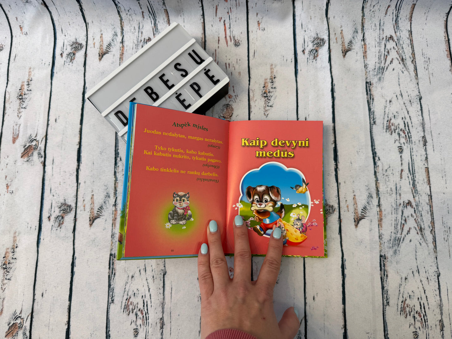Vaikučiams pabiručiams – pasakų ir eilėraščių knyga 📖🐾