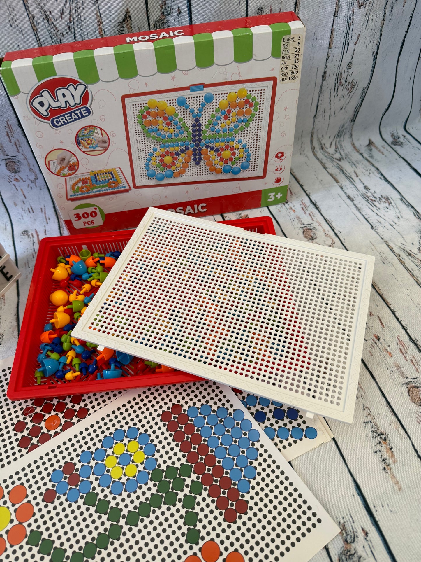 Spalvotas mozaikos kūrybinis rinkinys 🎨🧩