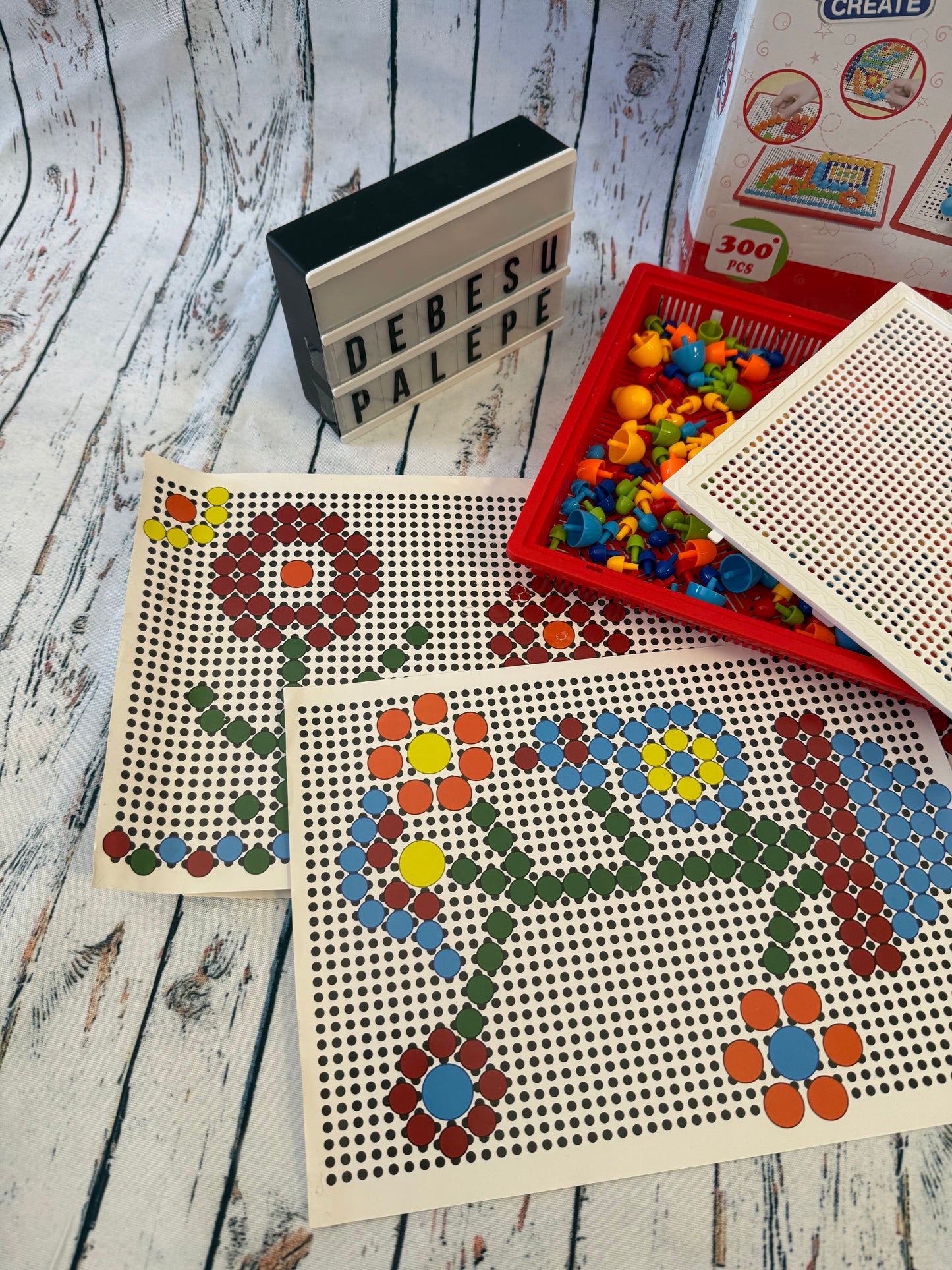 Spalvotas mozaikos kūrybinis rinkinys 🎨🧩