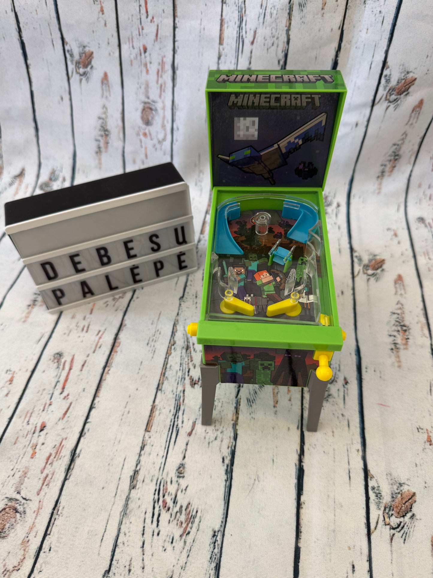 Minecraft mini pinball žaidimas 🎮🟩