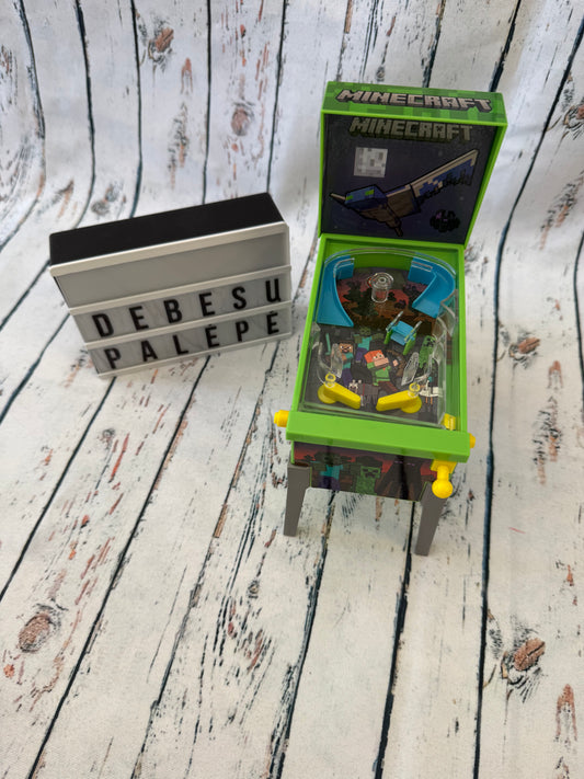 Minecraft mini pinball žaidimas 🎮🟩