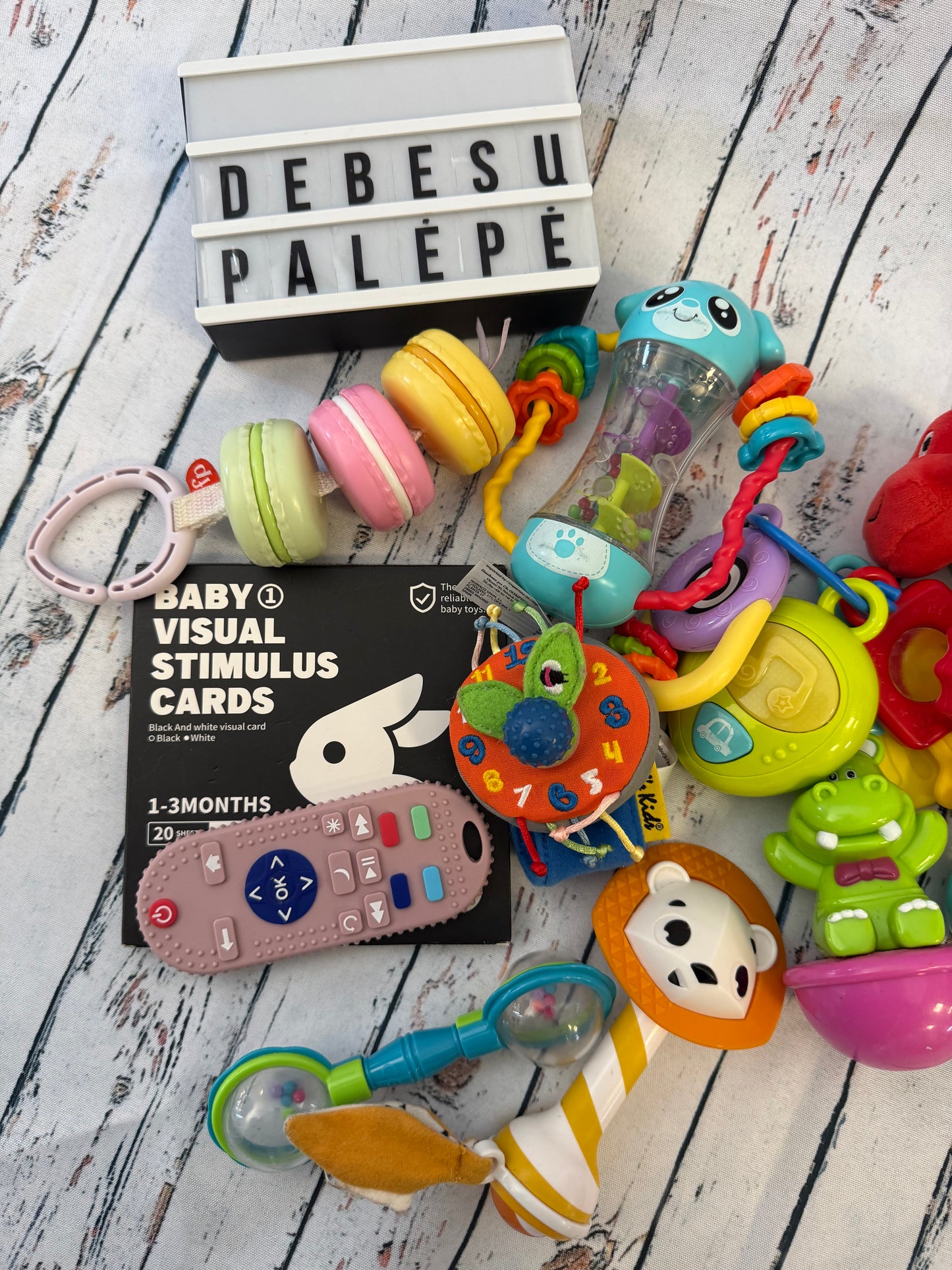 Kūdikių žaislų rinkinys Smalsiam mažyliui 🧸🌈