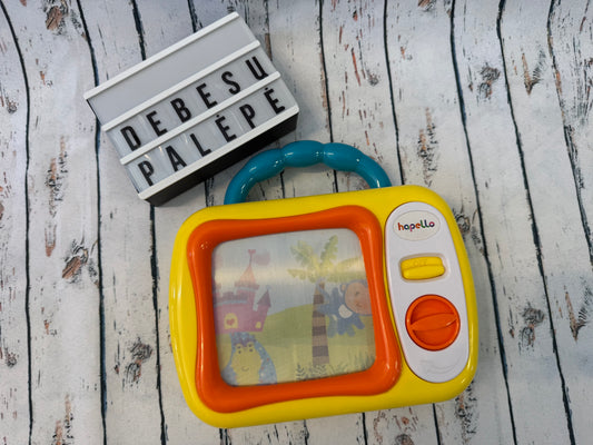 Muzikinis žaislas su judančiais paveikslėliais 🎶📺