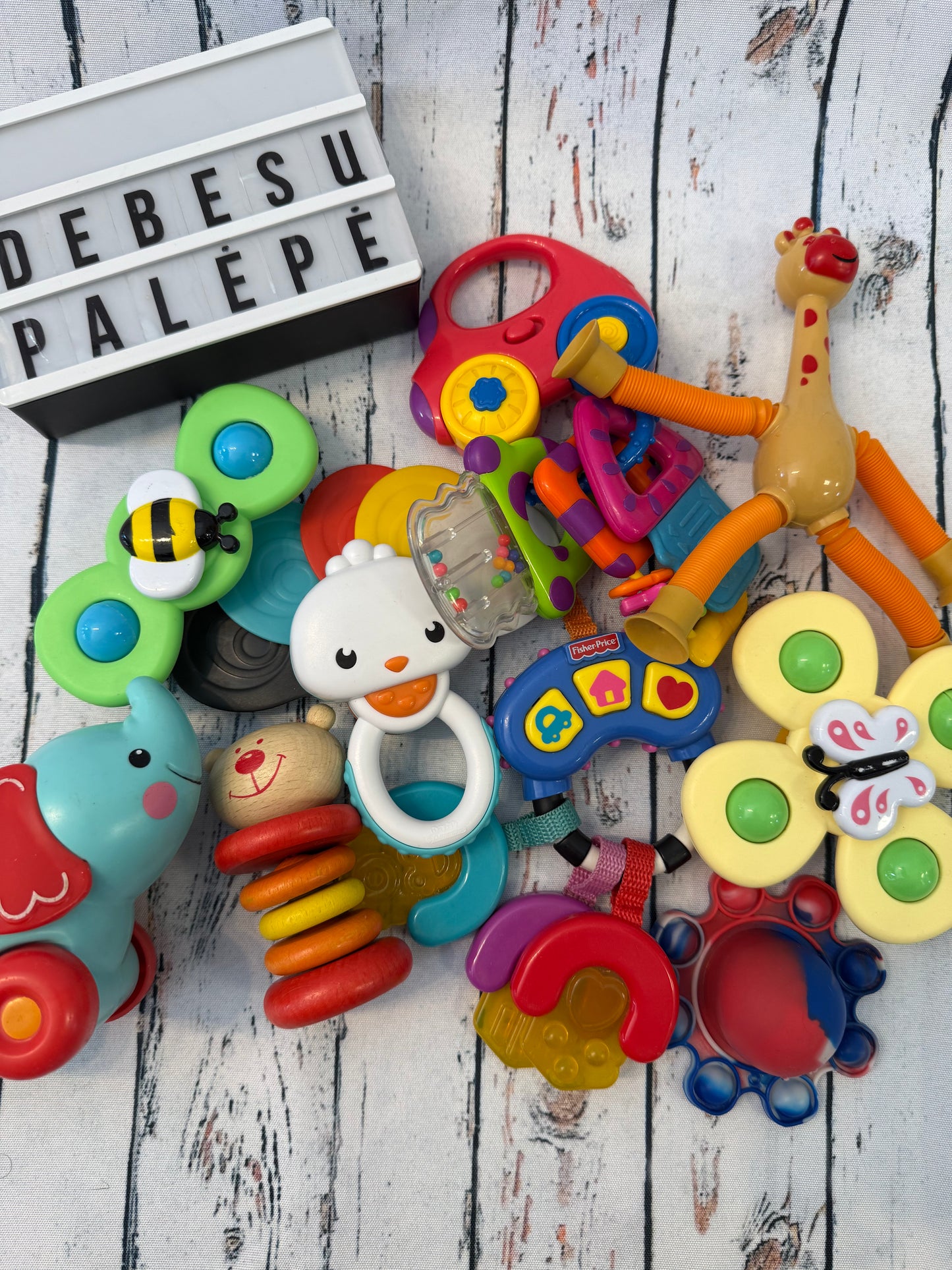 Sensorinių žaislų rinkinys mažyliui 🧸🌈