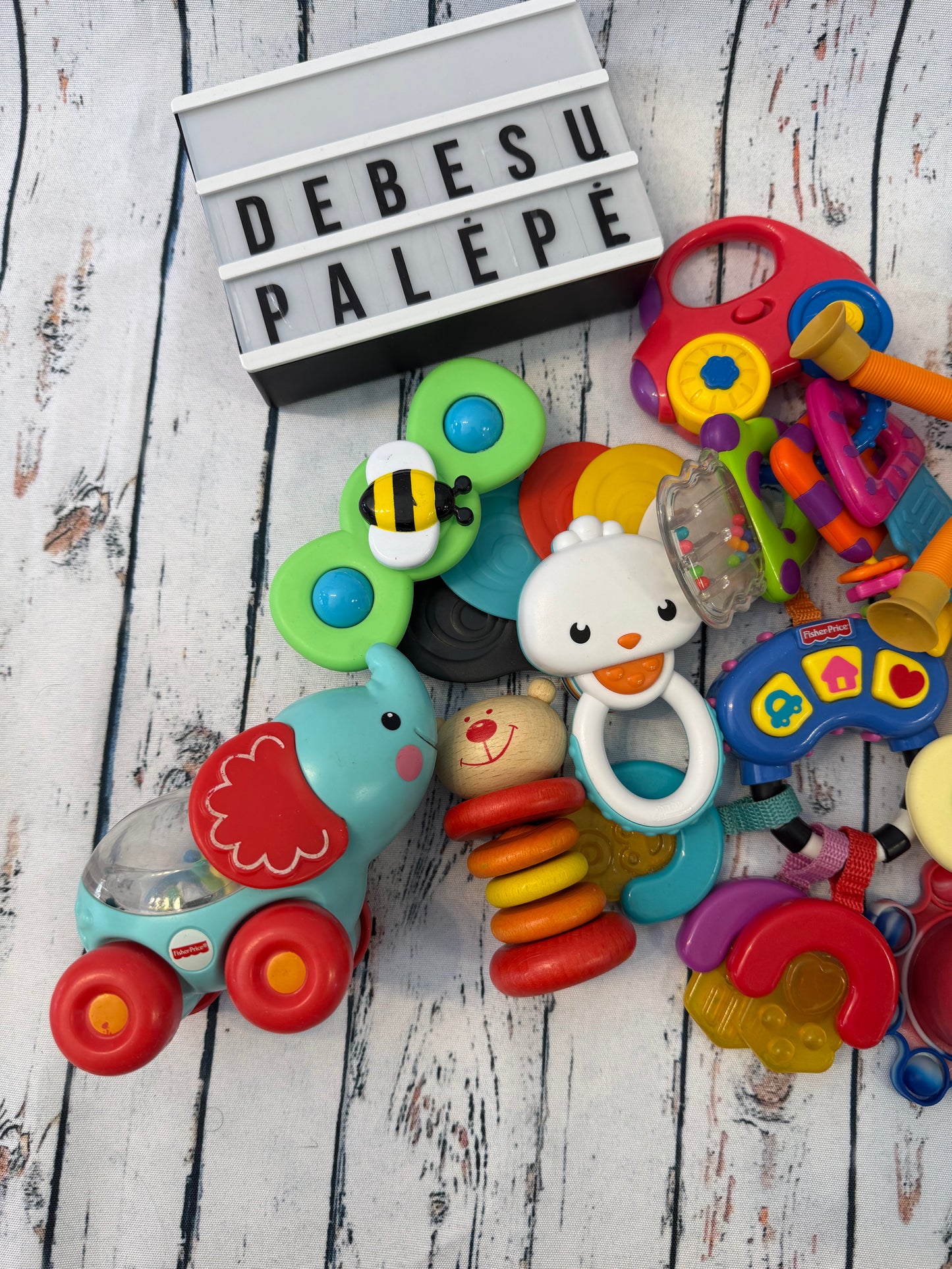Sensorinių žaislų rinkinys mažyliui 🧸🌈