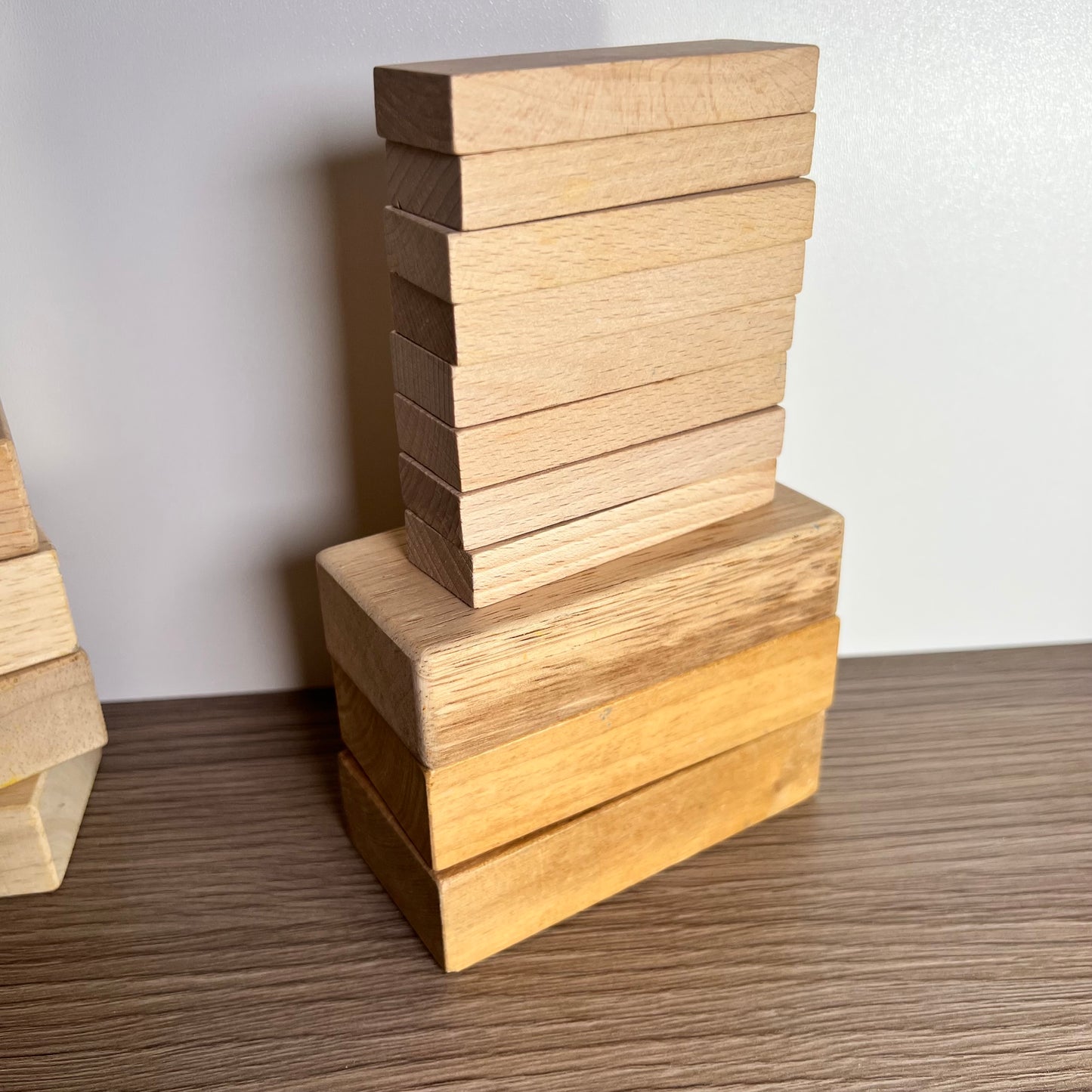 Medinių kaladėlių rinkinys