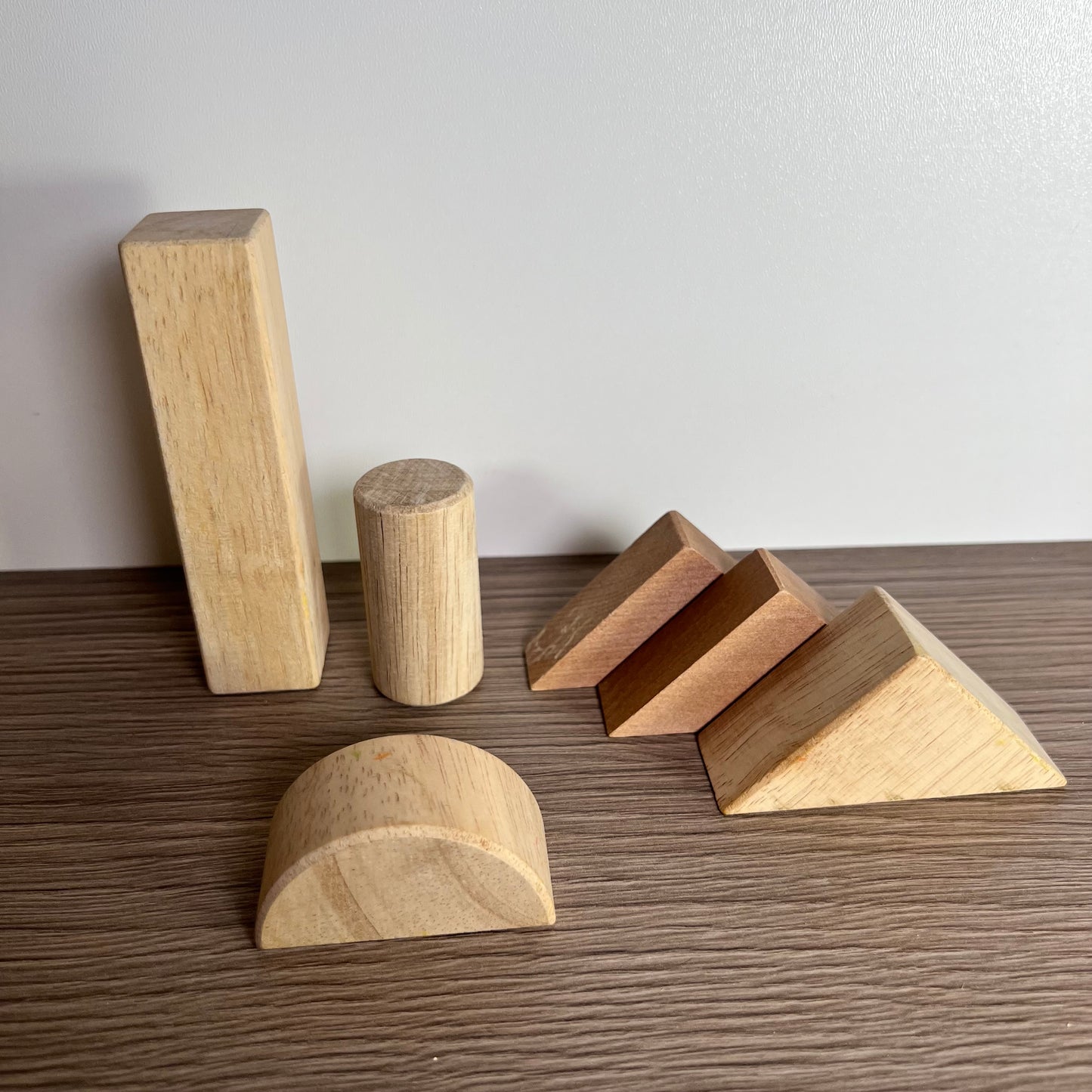 Medinių kaladėlių rinkinys