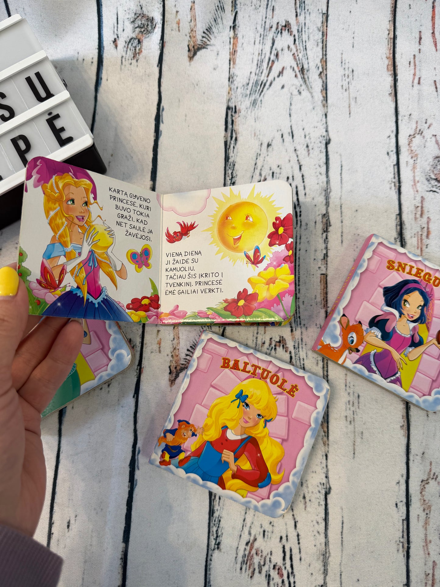 Mini princesių pasakėlės 👑📖