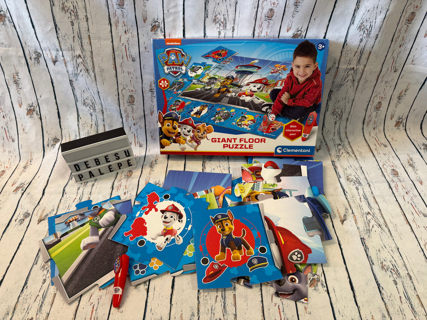 Paw Patrol grindų dėlionė 🐾🧩