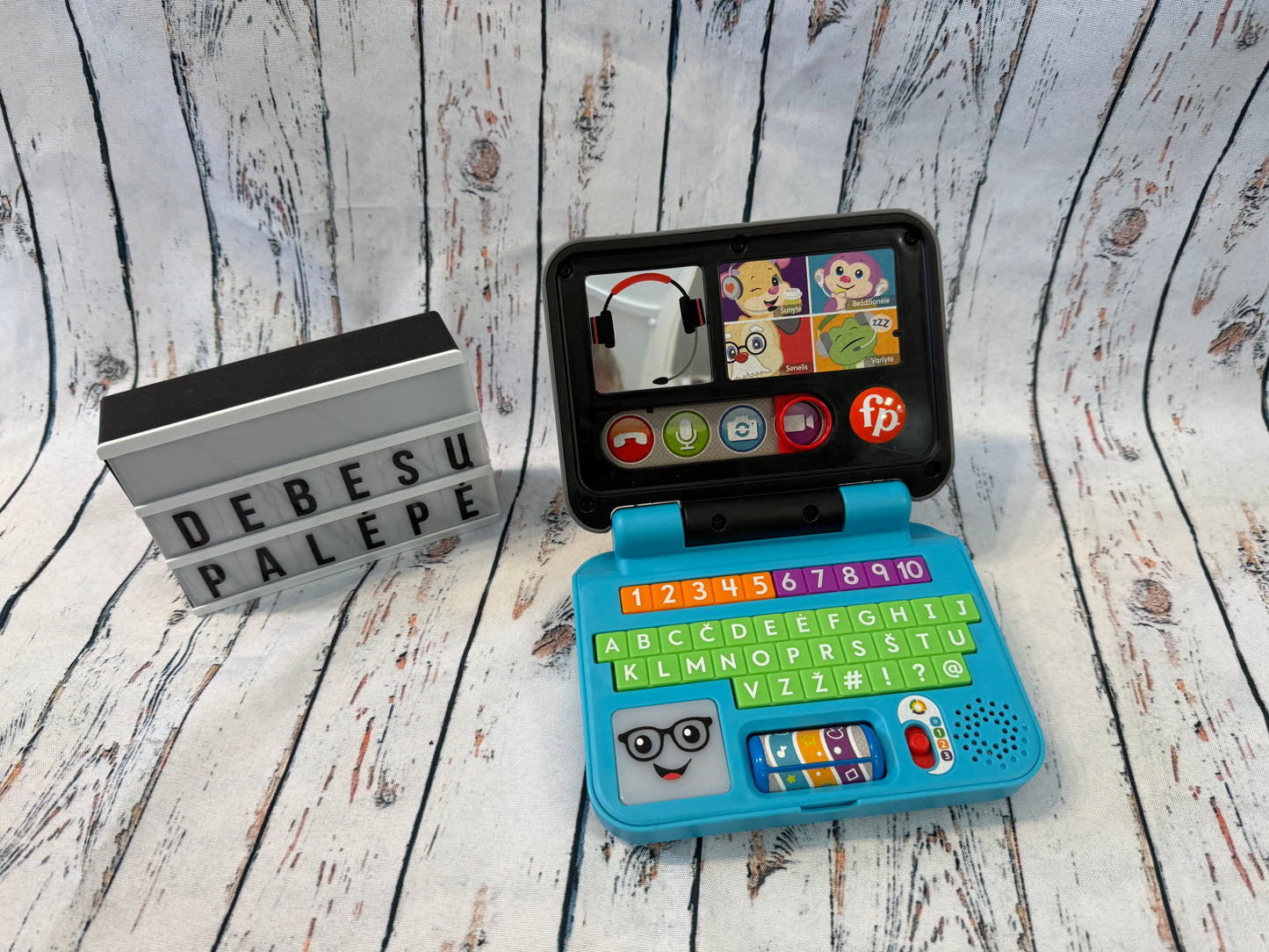 Fisherprice Išmanusis mažylio kompiuteriukas 💻🎶