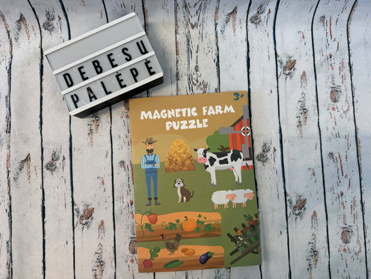 🚜🧲 Magnetic Farm Puzzle magnetinis ūkio žaidimas