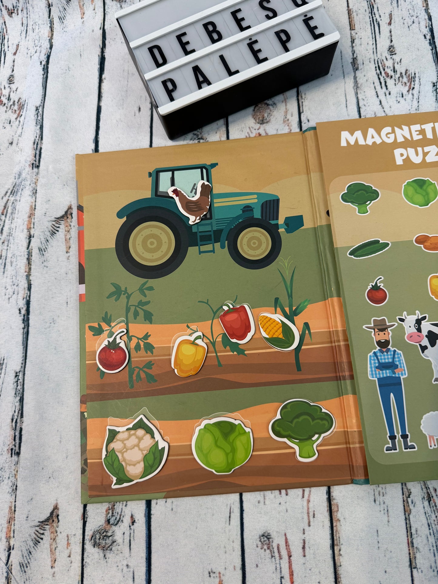 🚜🧲 Magnetic Farm Puzzle magnetinis ūkio žaidimas