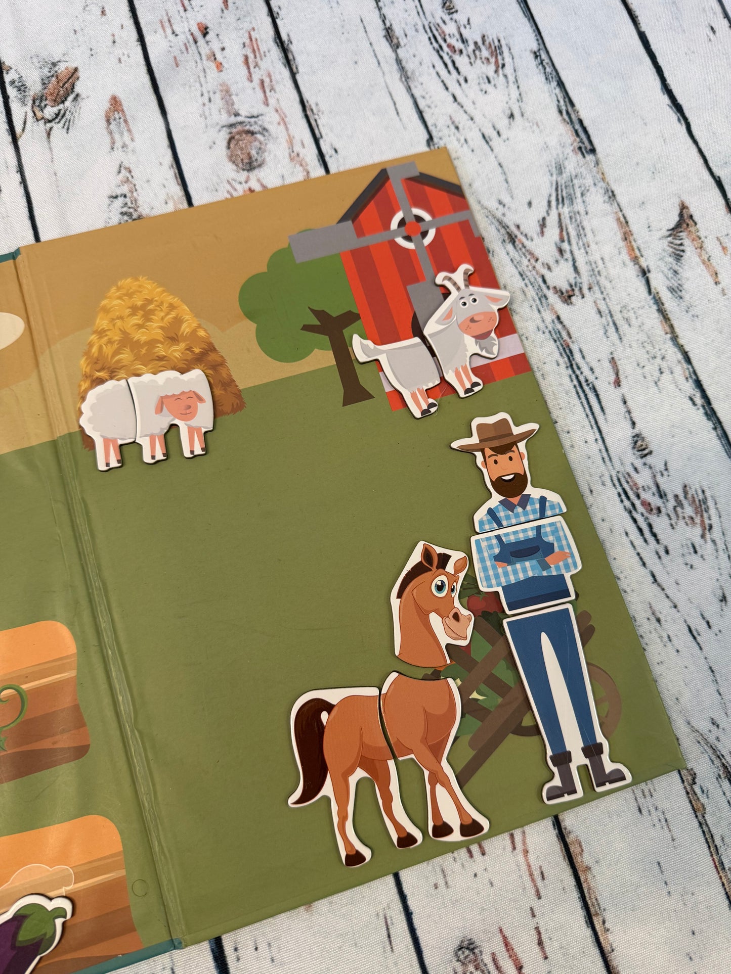 🚜🧲 Magnetic Farm Puzzle magnetinis ūkio žaidimas