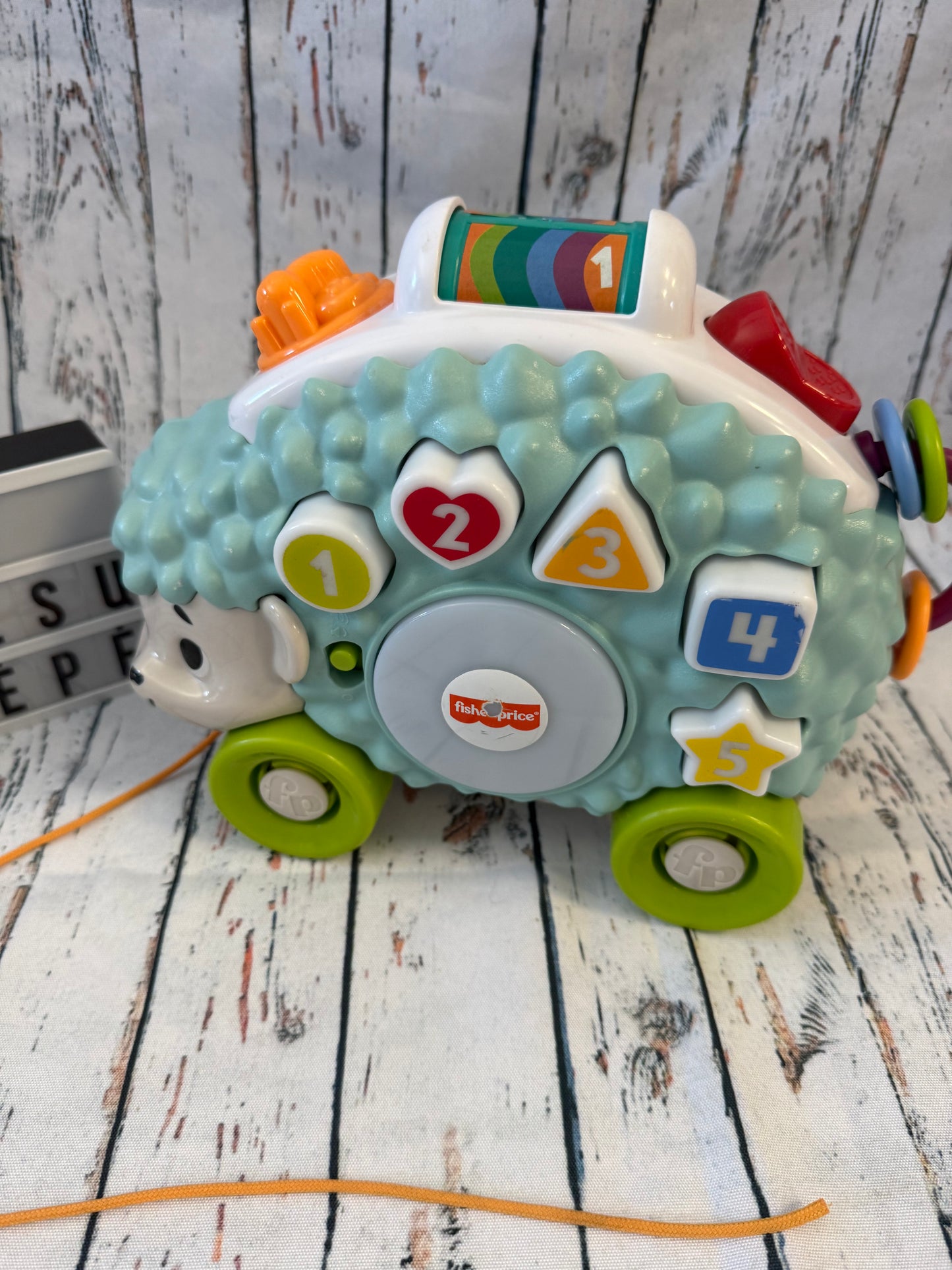 🦔🎶 Fisherprice kalbantis ežiukas ant ratukų