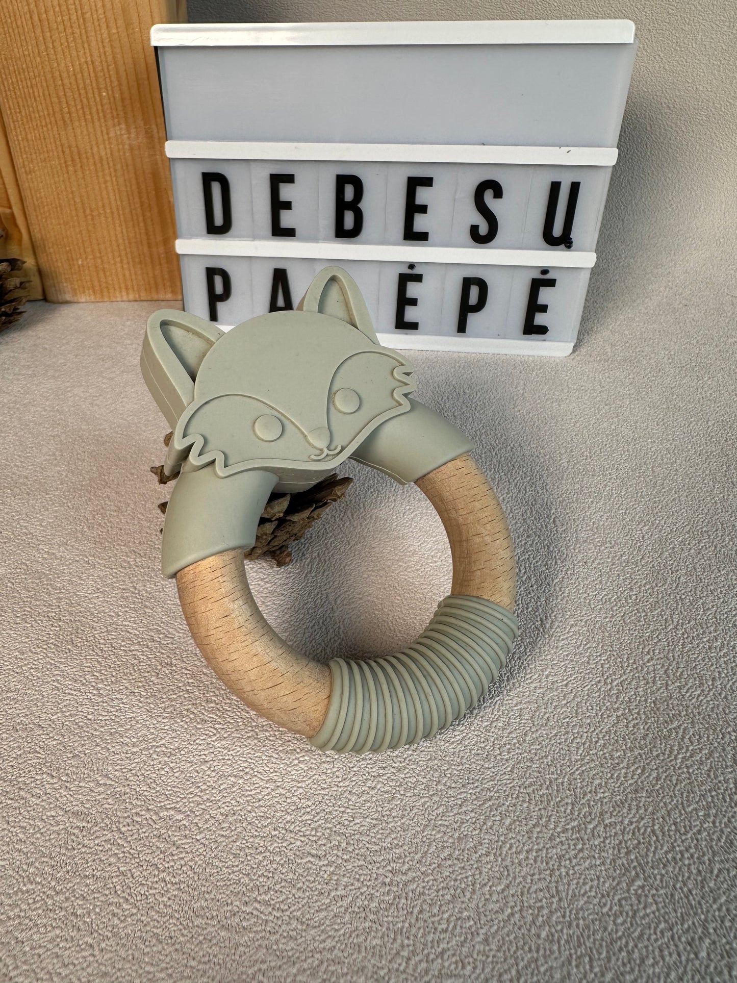 Lavinamasis rinkinys "Ramusis vėžliukas" 🐢🌿 (nuo 3 mėn.)