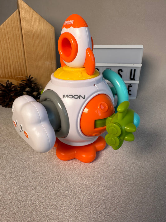 Lavinamasis žaislas „Moon“ raketa (nuo 6 mėn.)