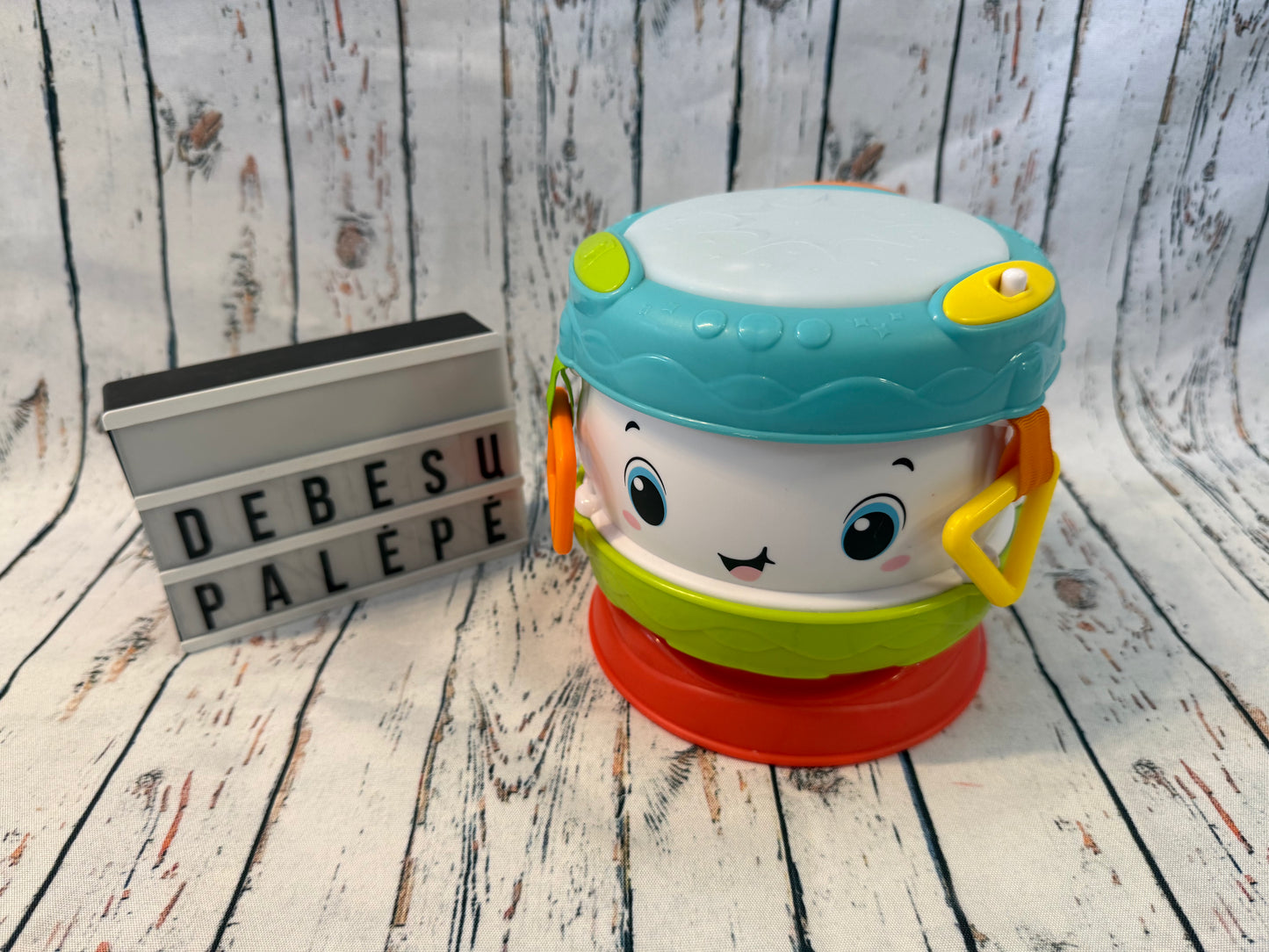 🥁😊 Linksmasis muzikinis būgnelis