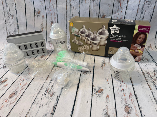 🍼🤍 Tommee Tippee Closer to Nature naujagimio rinkinys