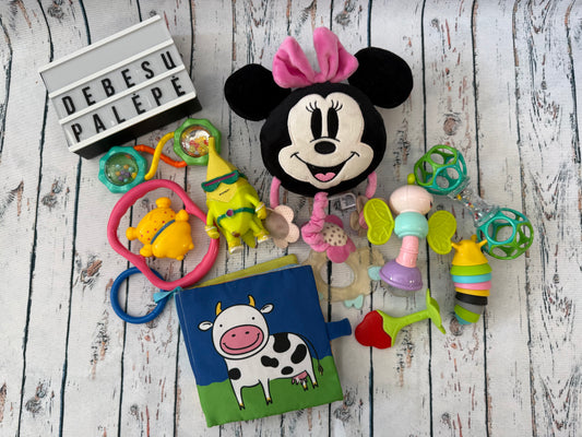 🎀🐭 Minnie ir mažylio lavinamųjų žaisliukų rinkinys