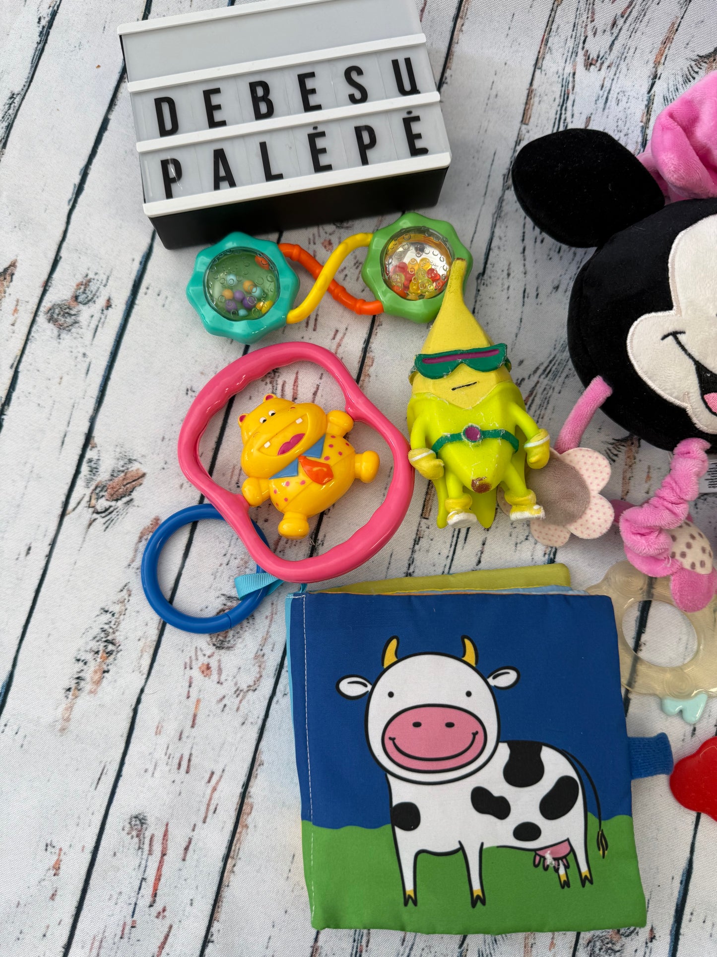 🎀🐭 Minnie ir mažylio lavinamųjų žaisliukų rinkinys